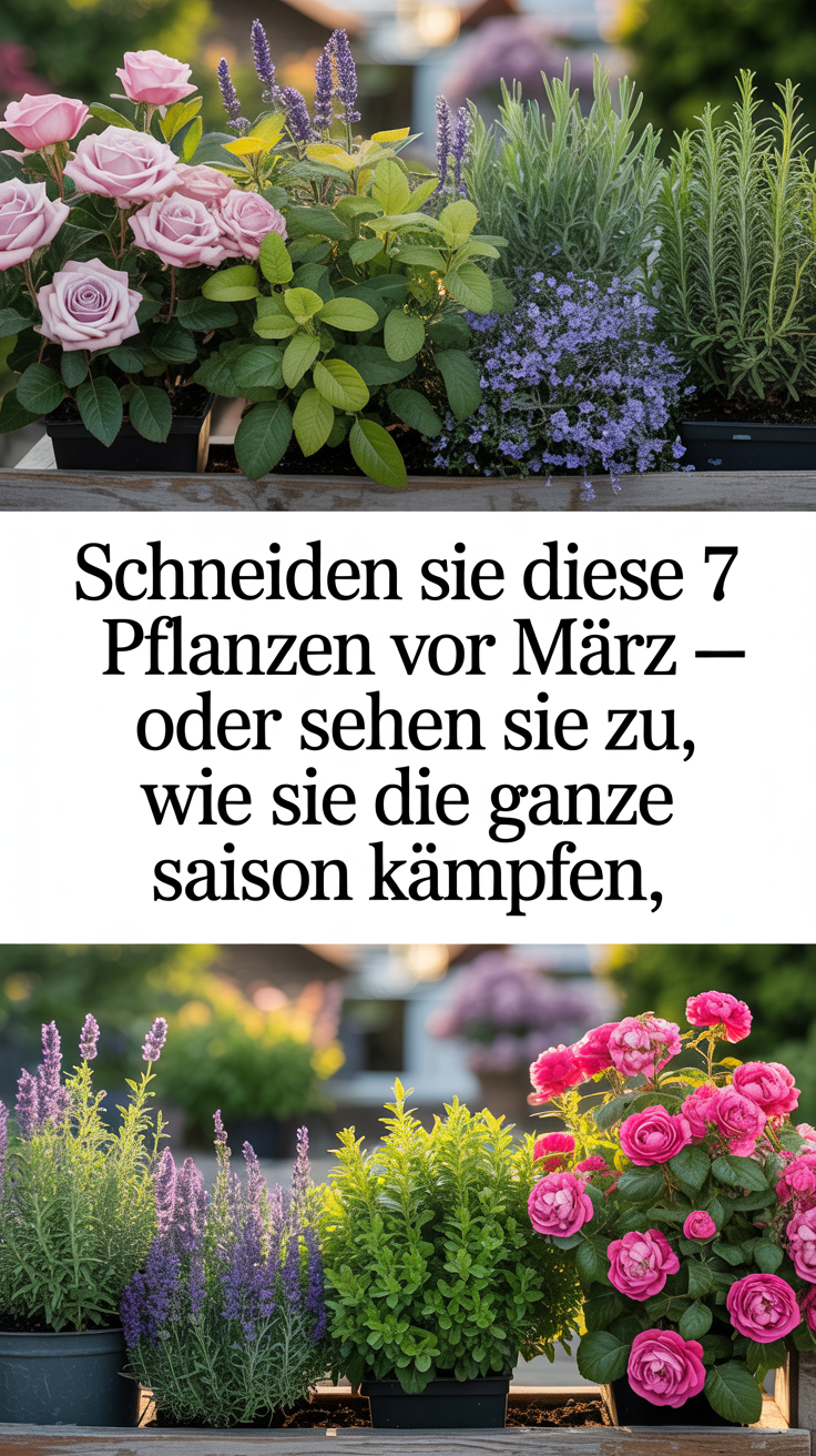 Schneiden Sie diese 7 Pflanzen vor März – oder sehen Sie zu, wie sie die ganze Saison kämpfen