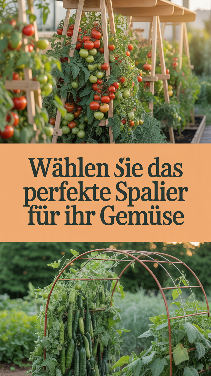 Wählen Sie das perfekte Spalier für Ihr Gemüse