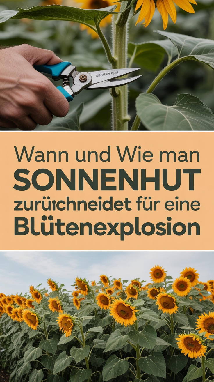Wann und wie man Sonnenhut zurückschneidet für eine Blütenexplosion