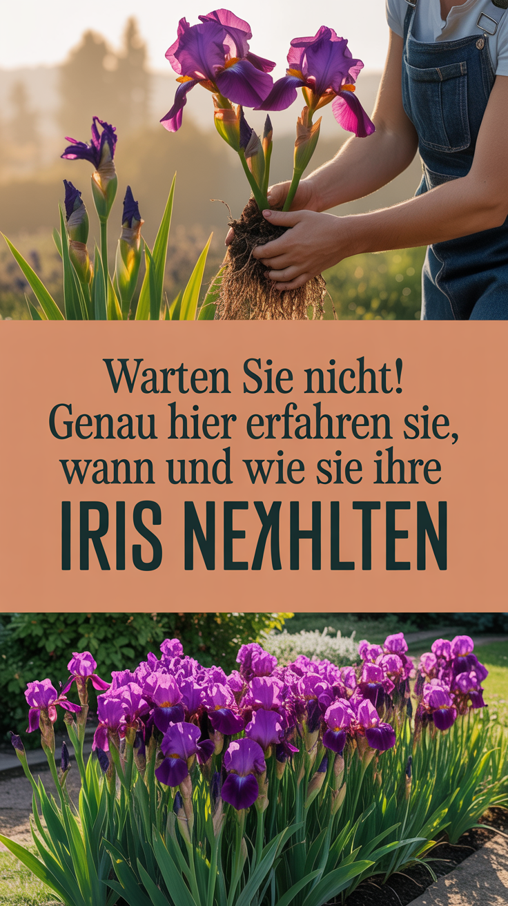 Warten Sie nicht! Genau hier erfahren Sie, wann und wie Sie Ihre Iris teilen sollten