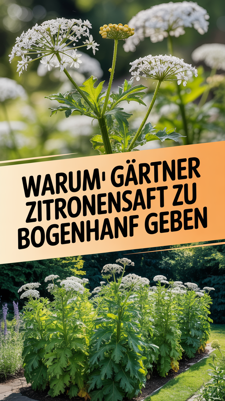 Warum Gärtner Zitronensaft zu Bogenhanf geben