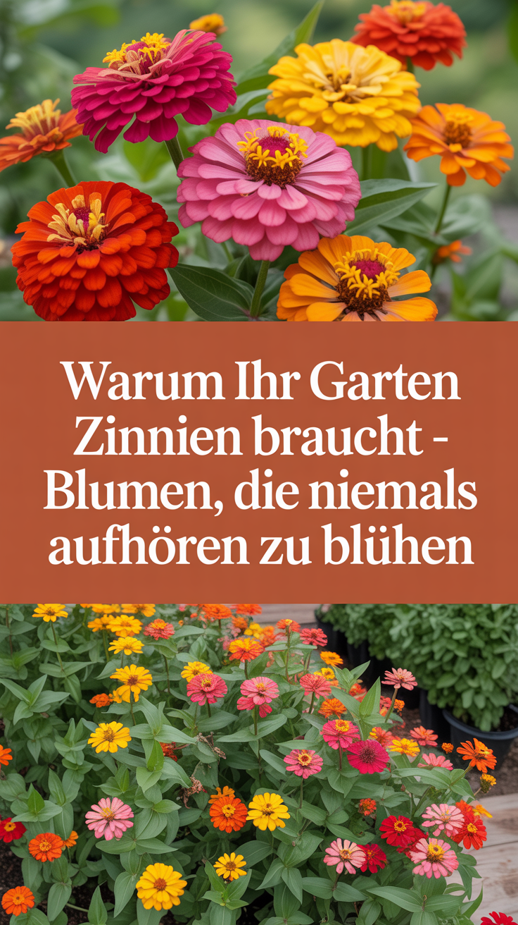 Warum Ihr Garten Zinnien braucht – Blumen, die niemals aufhören zu blühen