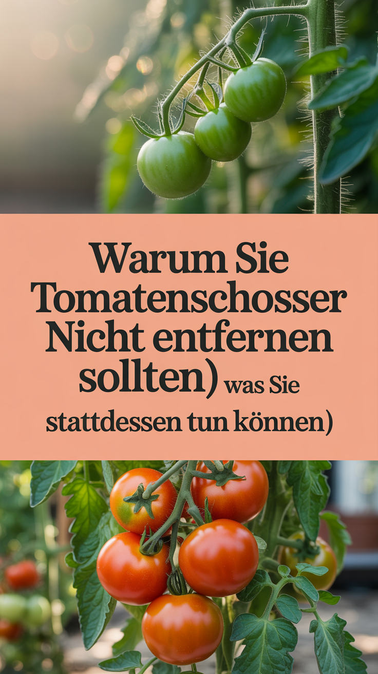 Warum Sie Tomatenschosser nicht entfernen sollten (und was Sie stattdessen tun können)