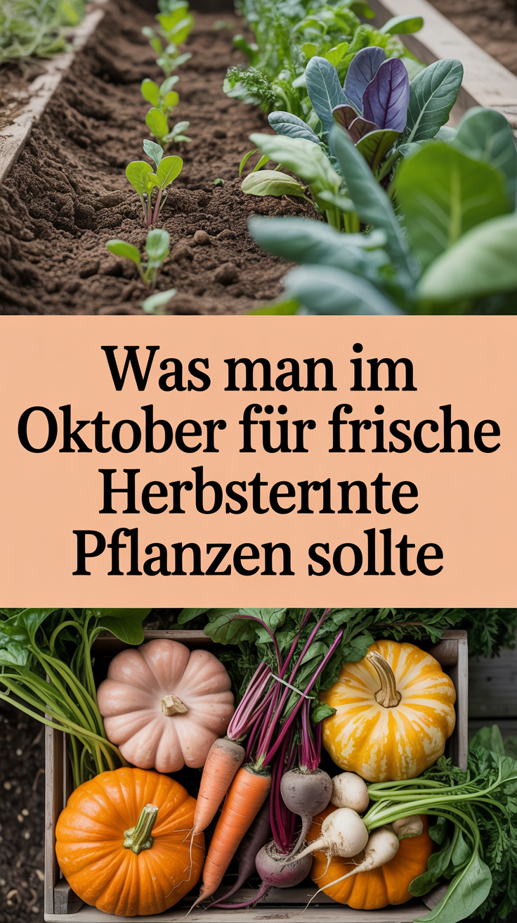 Was man im Oktober für frische Herbsternte pflanzen sollte