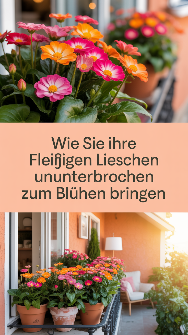 Wie Sie Ihre Fleißigen Lieschen ununterbrochen zum Blühen bringen