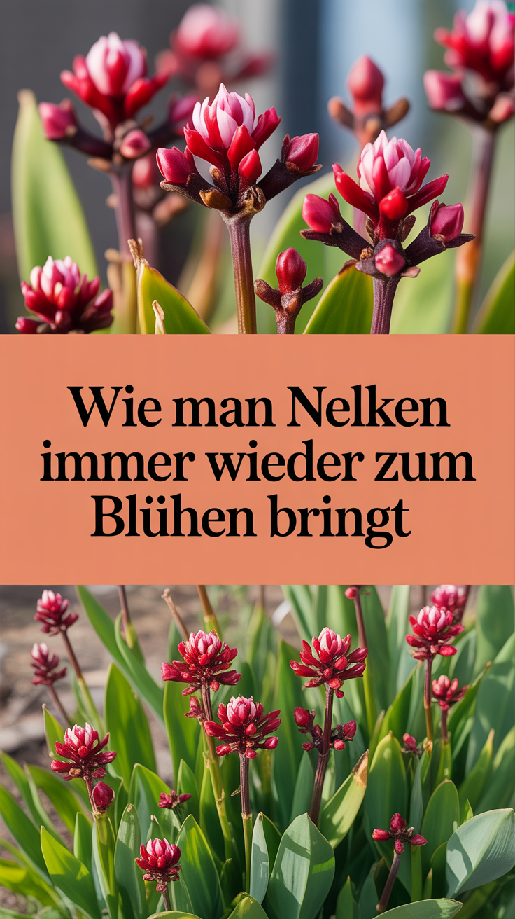 Wie man Nelken immer wieder zum Blühen bringt