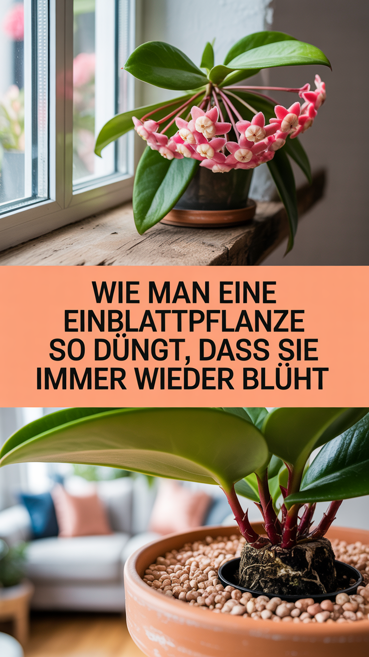 Wie man eine Einblattpflanze so düngt, dass sie immer wieder blüht