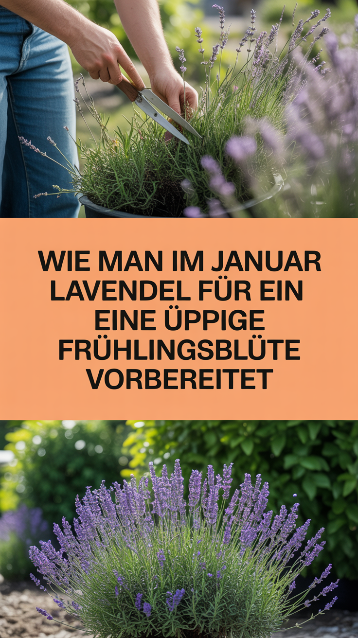Wie man im Januar Lavendel für eine üppige Frühlingsblüte vorbereitet