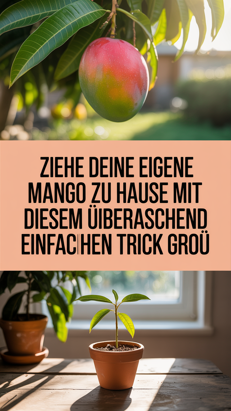 Ziehe deine eigene Mango zu Hause mit diesem überraschend einfachen Trick groß