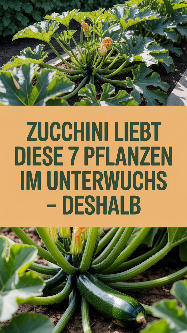 Zucchini liebt diese 7 Pflanzen im Unterwuchs – deshalb