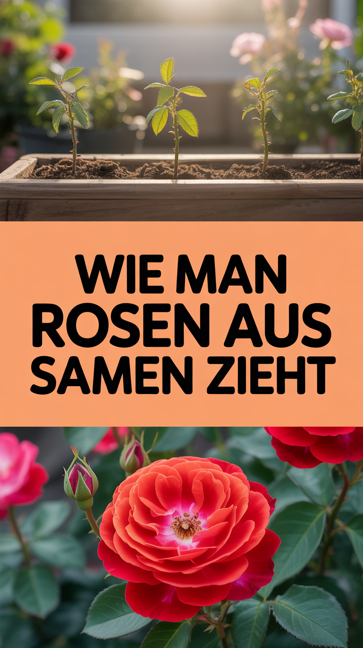 Wie man Rosen aus Samen zieht