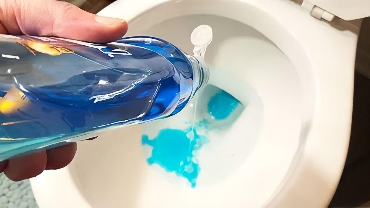 Mettez du liquide vaisselle dans les toilettes : ce qui se passe pendant la nuit est imprévisible