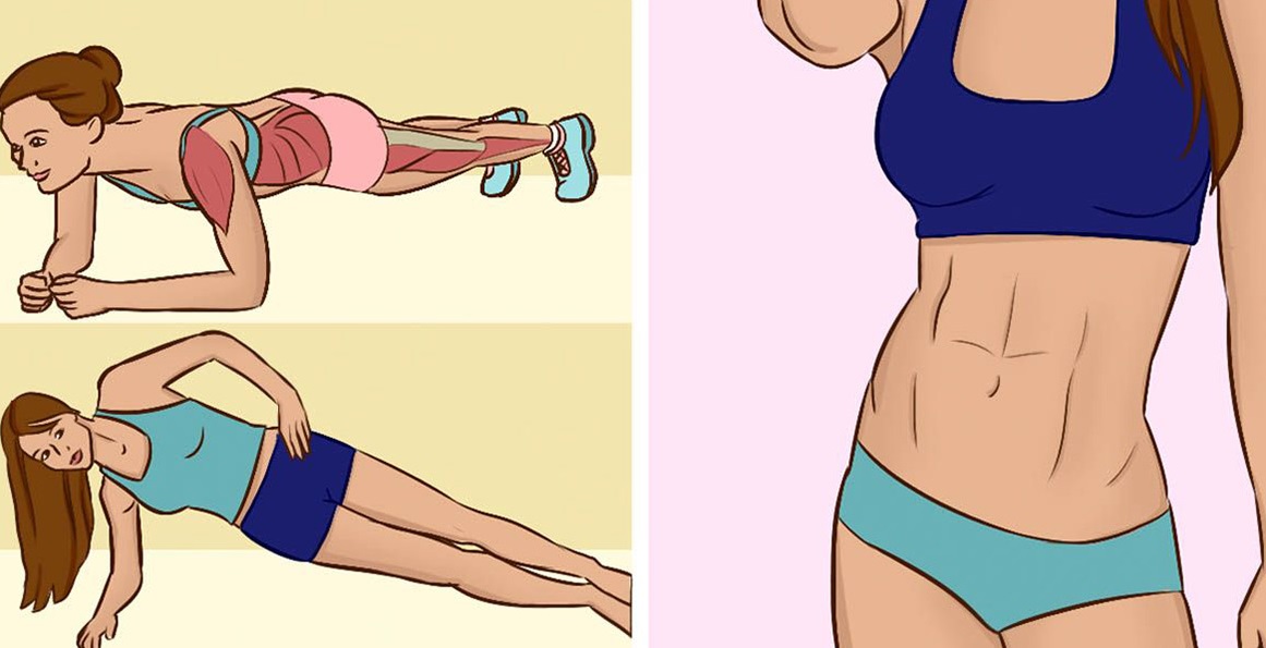 5 mouvements pour obtenir des abdominaux plats et toniques à la maison