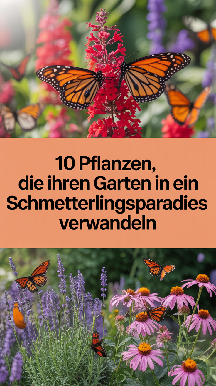 10 Pflanzen, die Ihren Garten in ein Schmetterlingsparadies verwandeln