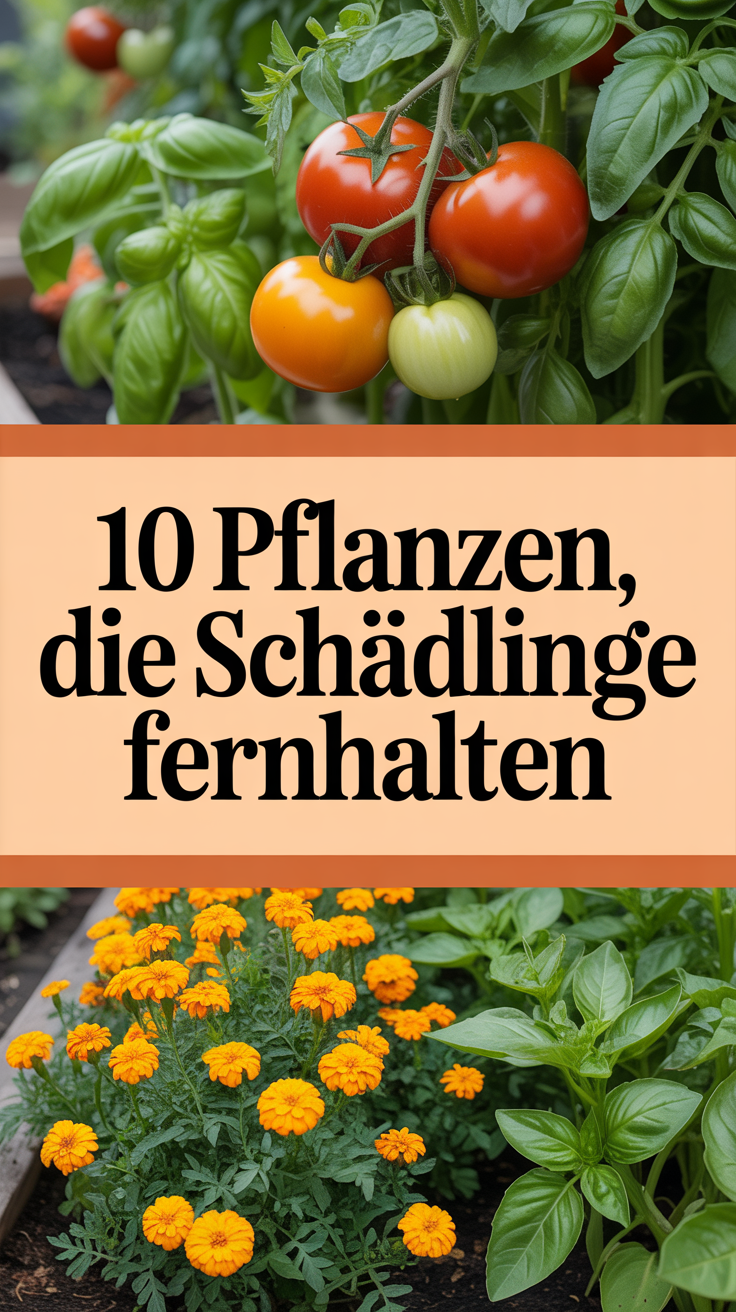 10 Pflanzen, die Schädlinge fernhalten
