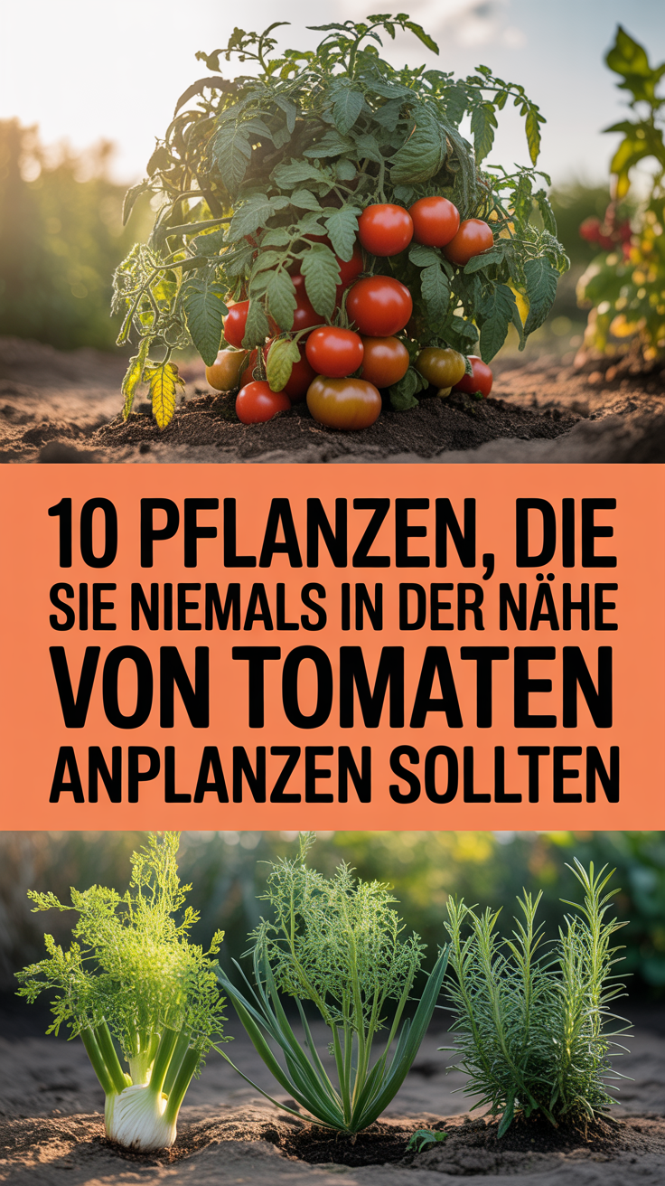 10 Pflanzen, die Sie niemals in der Nähe von Tomaten anpflanzen sollten