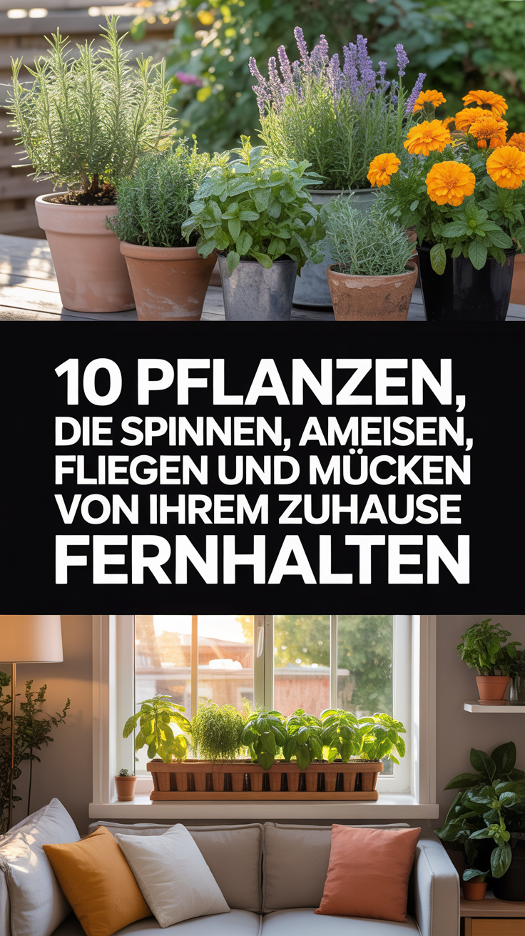 10 Pflanzen, die Spinnen, Ameisen, Fliegen und Mücken von Ihrem Zuhause fernhalten