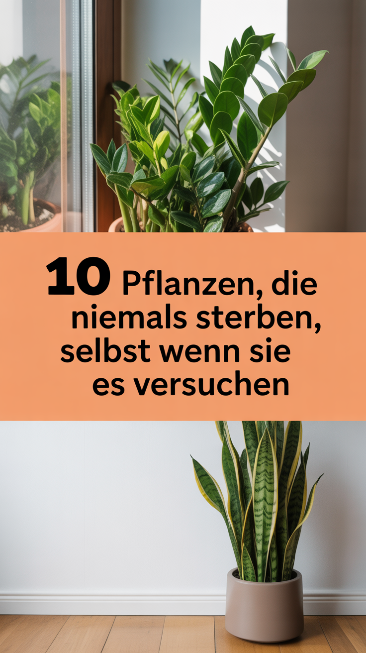 10 Pflanzen, die niemals sterben, selbst wenn Sie es versuchen