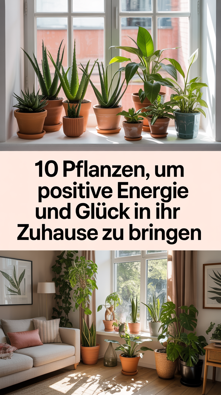 10 Pflanzen, um positive Energie und Glück in Ihr Zuhause zu bringen