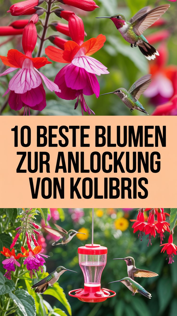 10 beste Blumen zur Anlockung von Kolibris