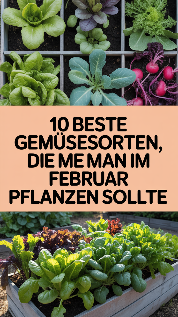 10 beste Gemüsesorten, die man im Februar pflanzen sollte