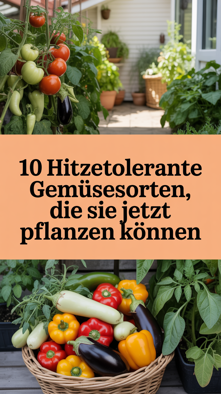 10 hitzetolerante Gemüsesorten, die Sie jetzt pflanzen können