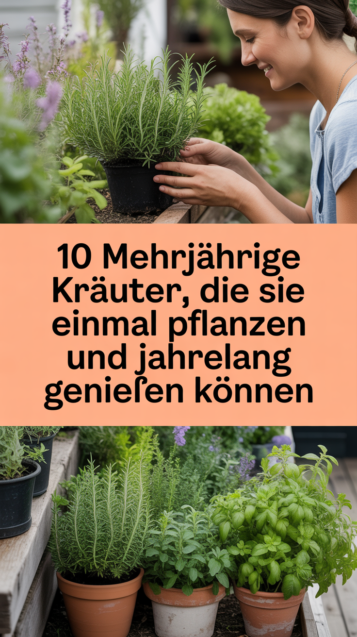 10 mehrjährige Kräuter, die Sie einmal pflanzen und jahrelang genießen können