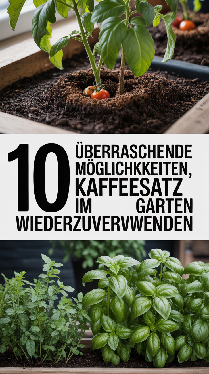 10 überraschende Möglichkeiten, Kaffeesatz im Garten wiederzuverwenden