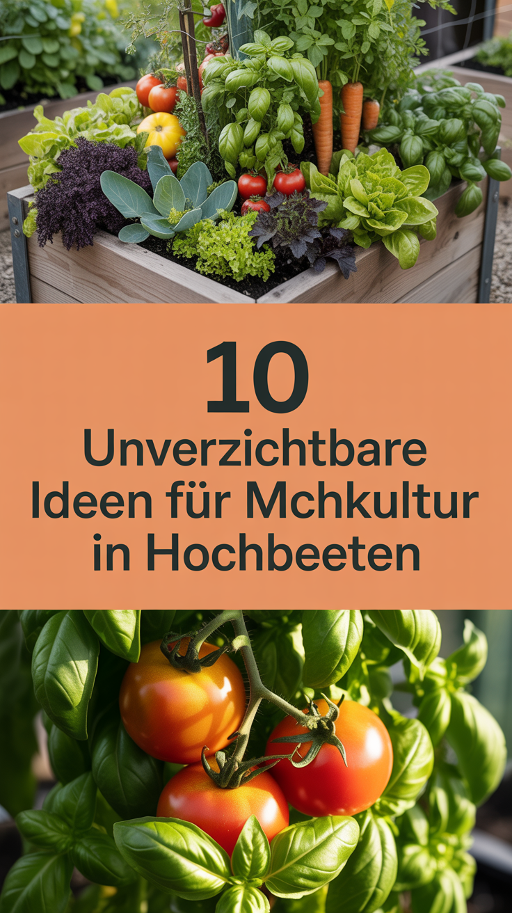 10 unverzichtbare Ideen für Mischkultur in Hochbeeten