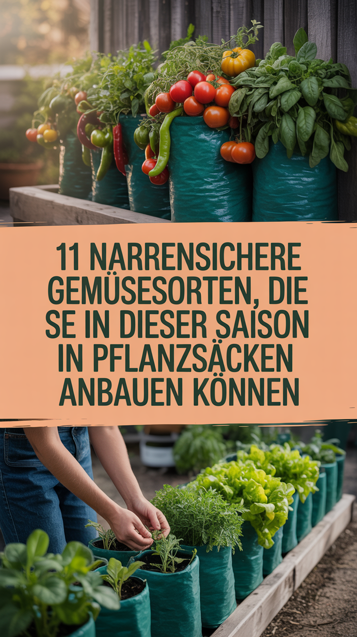 11 narrensichere Gemüsesorten, die Sie in dieser Saison in Pflanzsäcken anbauen können