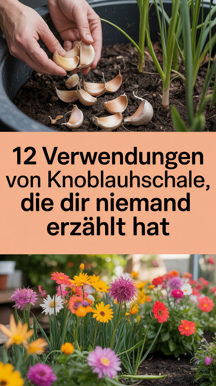 12 Verwendungen von Knoblauchschale, die dir niemand erzählt hat