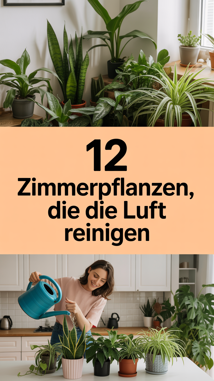 12 Zimmerpflanzen, die die Luft reinigen