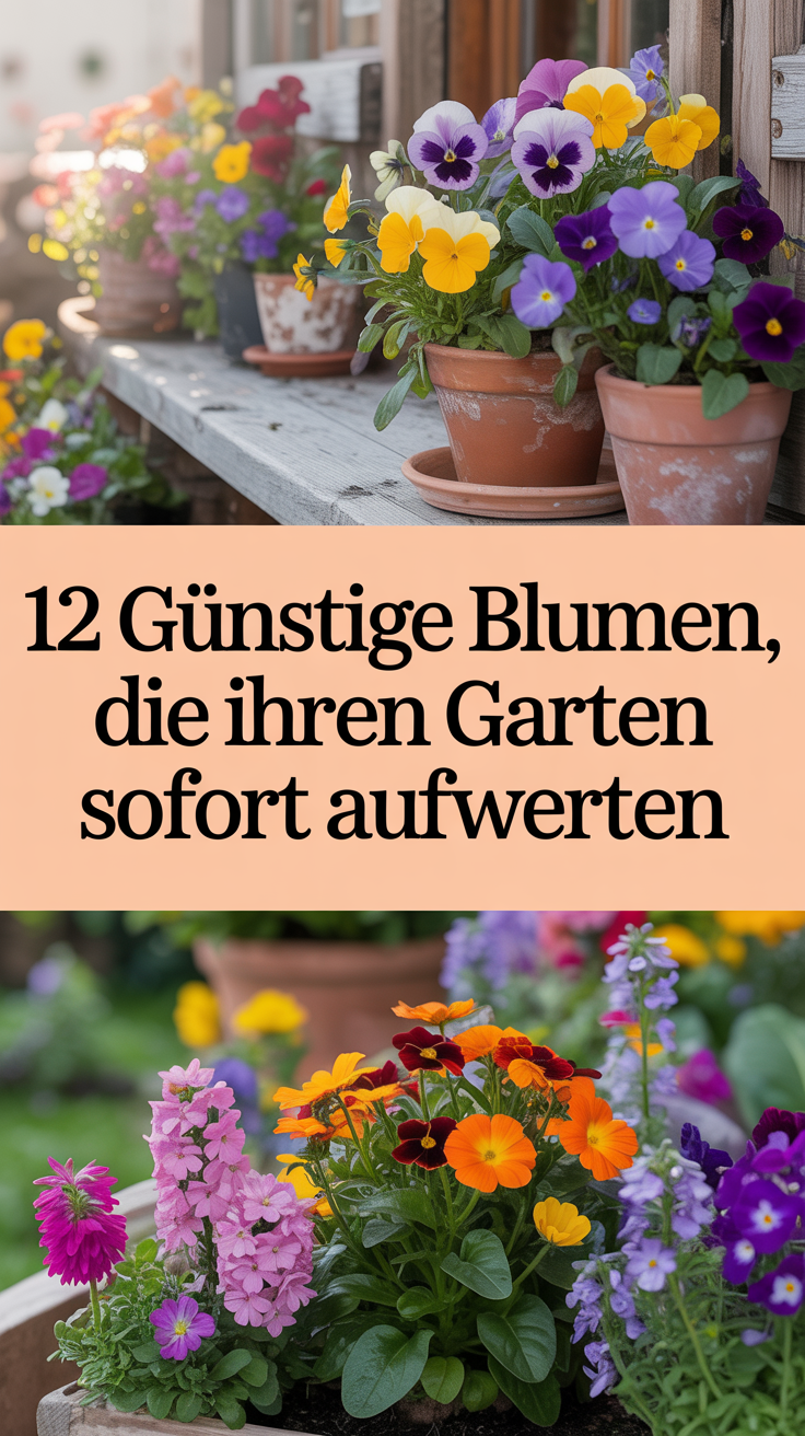 12 günstige Blumen, die Ihren Garten sofort aufwerten