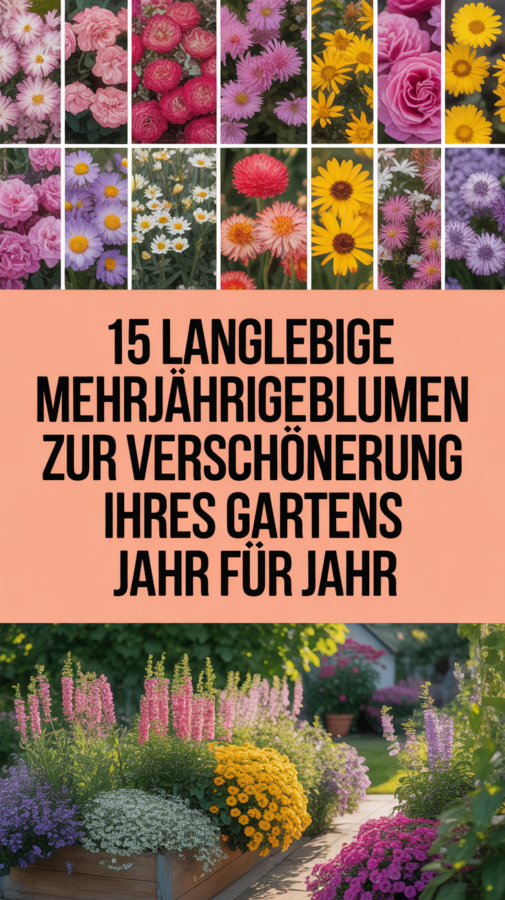 15 langlebige mehrjährige Blumen zur Verschönerung Ihres Gartens Jahr für Jahr