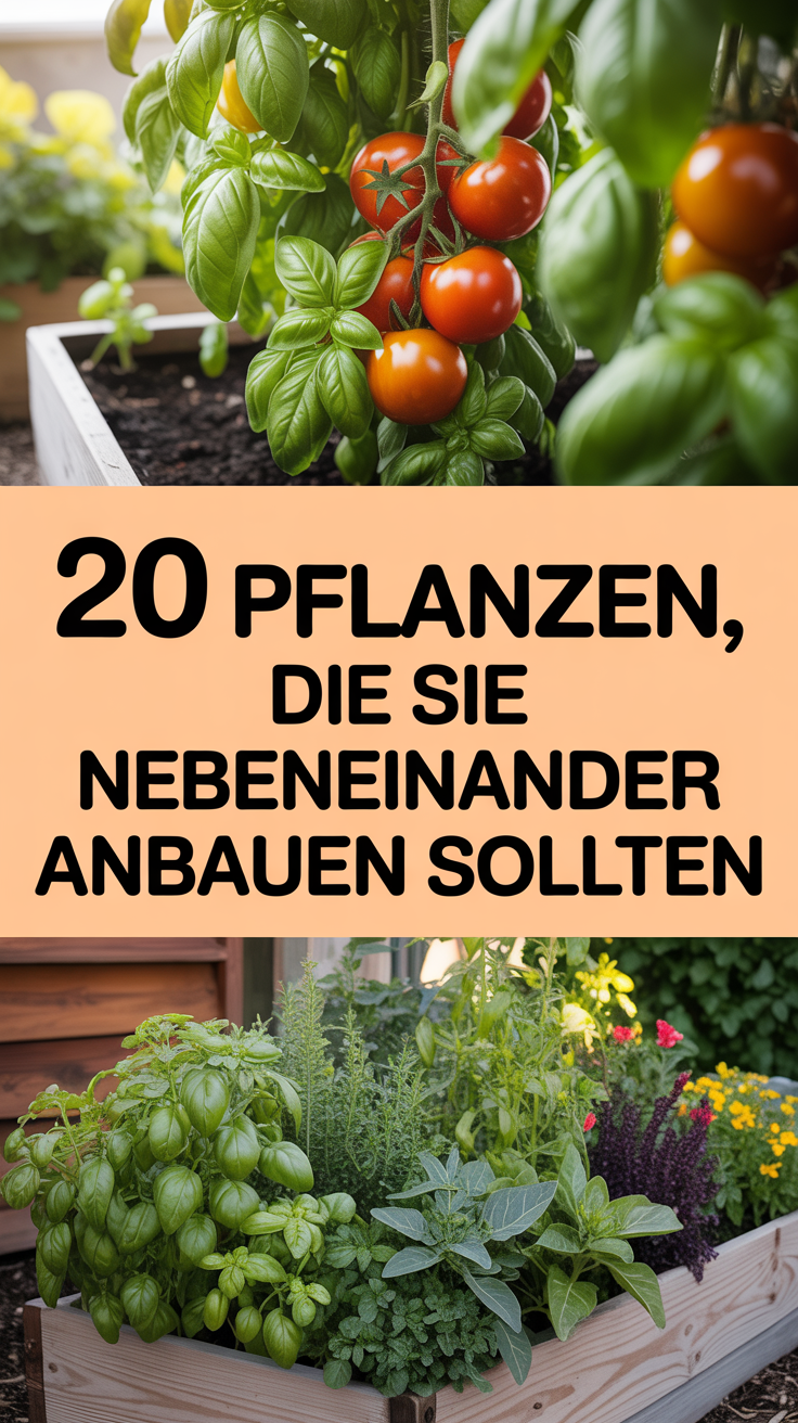 20 Pflanzen, die Sie nebeneinander anbauen sollten