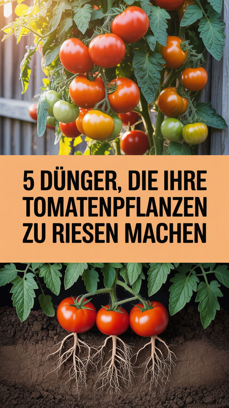 5 Dünger, die Ihre Tomatenpflanzen zu Riesen machen