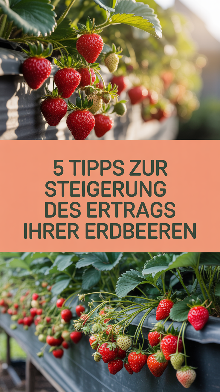 5 Tipps zur Steigerung des Ertrags Ihrer Erdbeeren