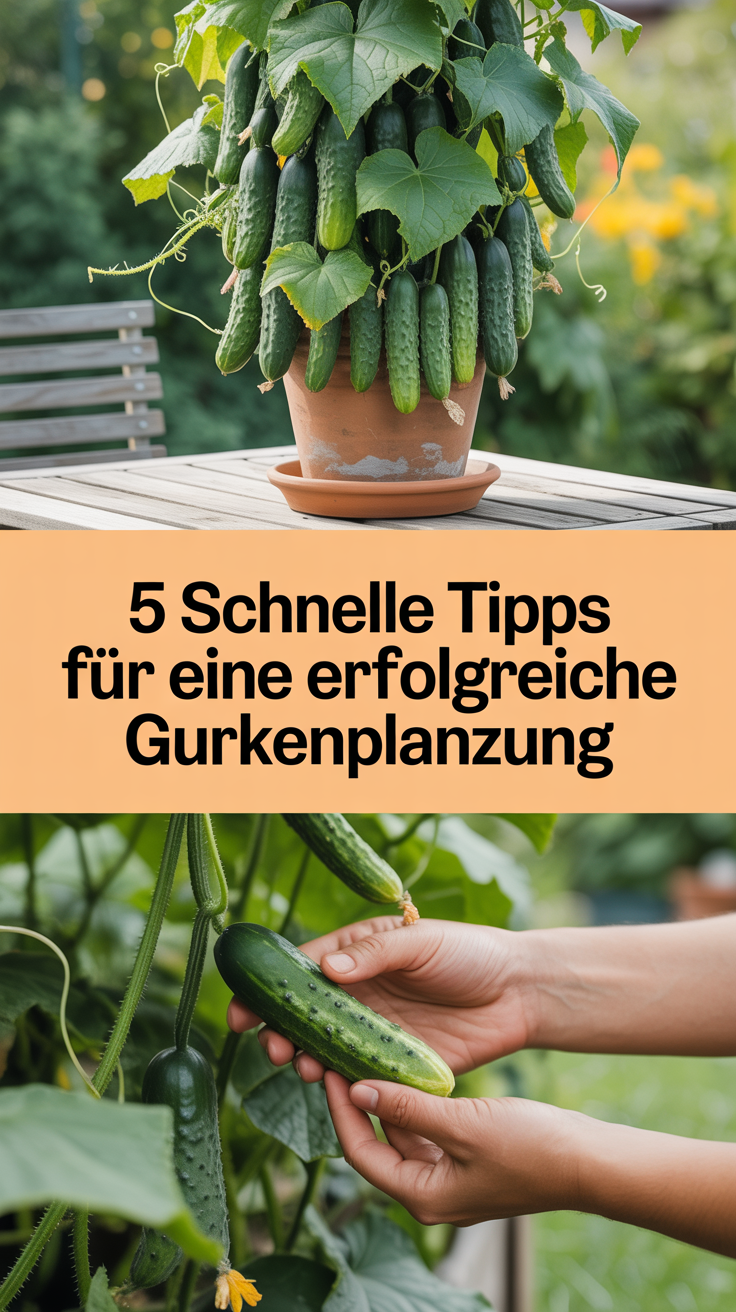 5 schnelle Tipps für eine erfolgreiche Gurkenpflanzung