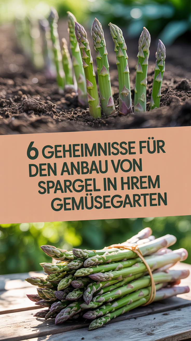 6 Geheimnisse für den Anbau von Spargel in Ihrem Gemüsegarten