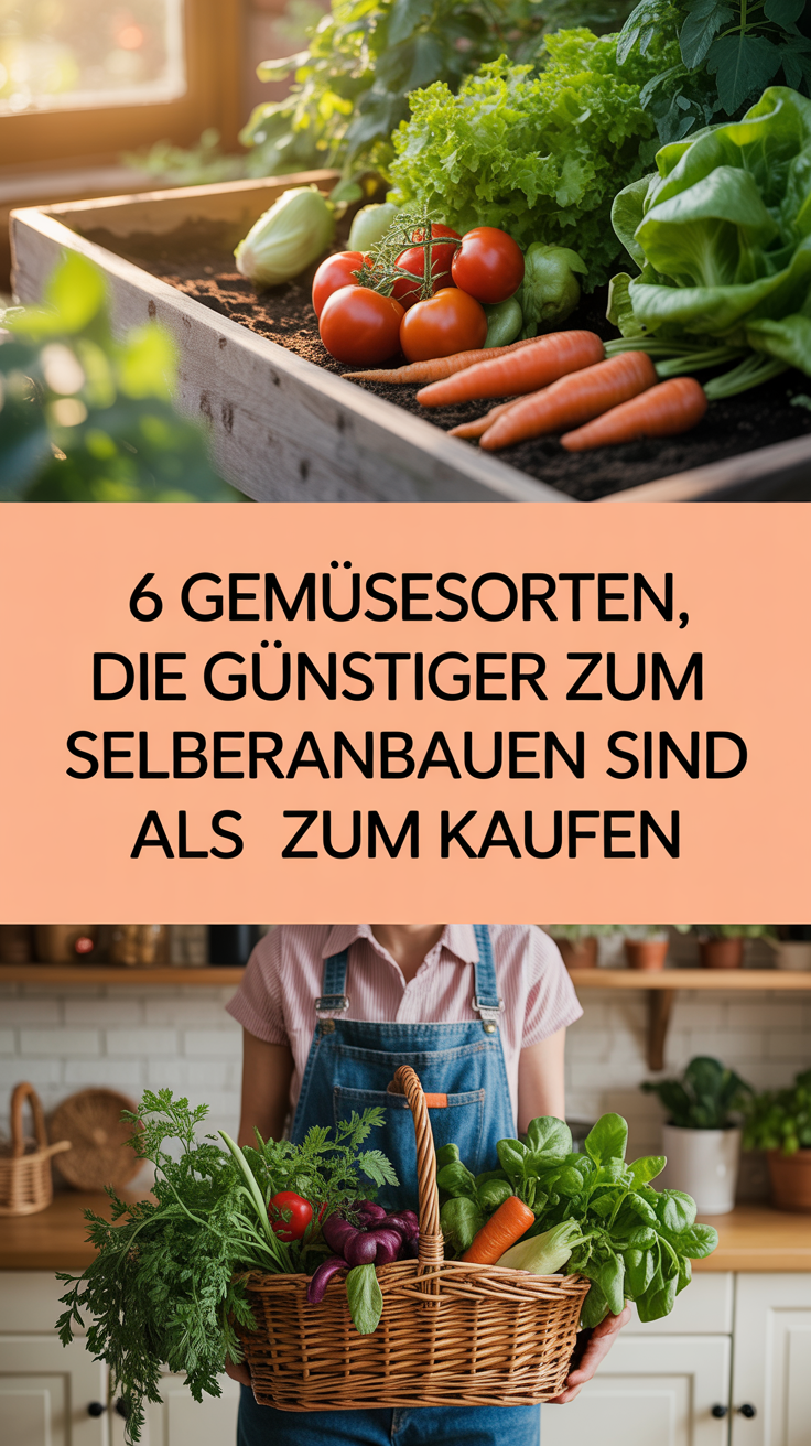 6 Gemüsesorten, die günstiger zum Selberanbauen sind als zum Kaufen