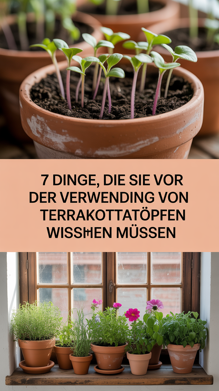 7 Dinge, die Sie vor der Verwendung von Terrakottatöpfen wissen müssen