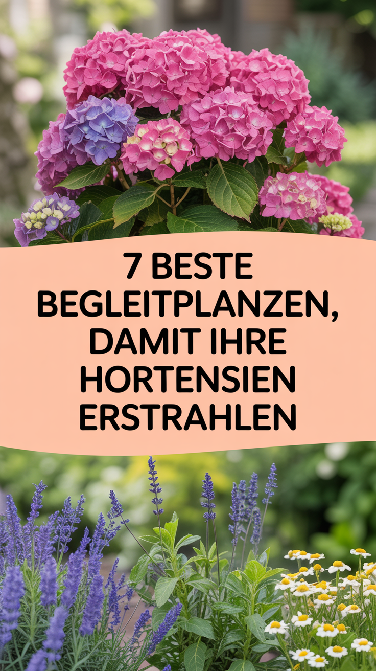 7 beste Begleitpflanzen, damit Ihre Hortensien erstrahlen