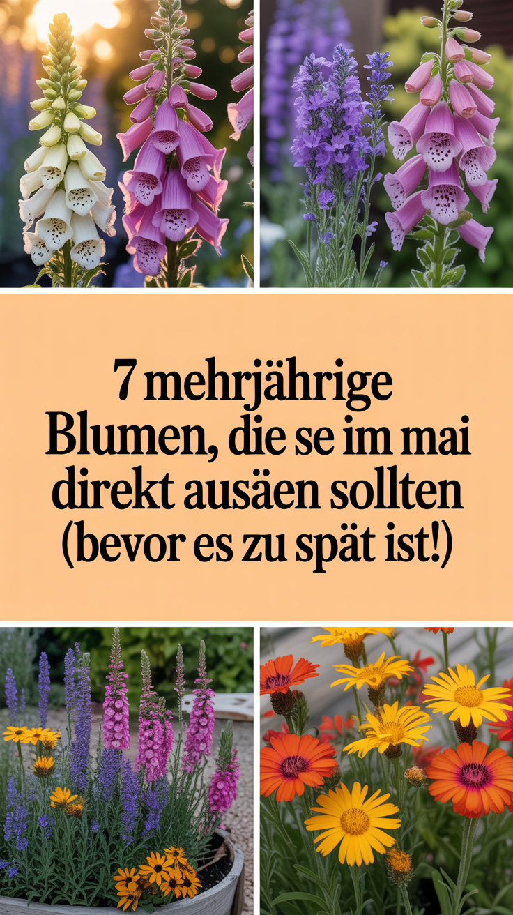 7 mehrjährige Blumen, die Sie im Mai direkt aussäen sollten (bevor es zu spät ist!)