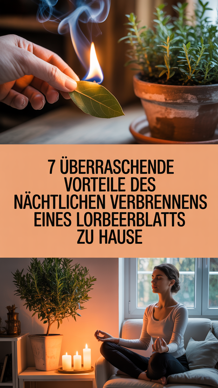 7 überraschende Vorteile des nächtlichen Verbrennens eines Lorbeerblatts zu Hause