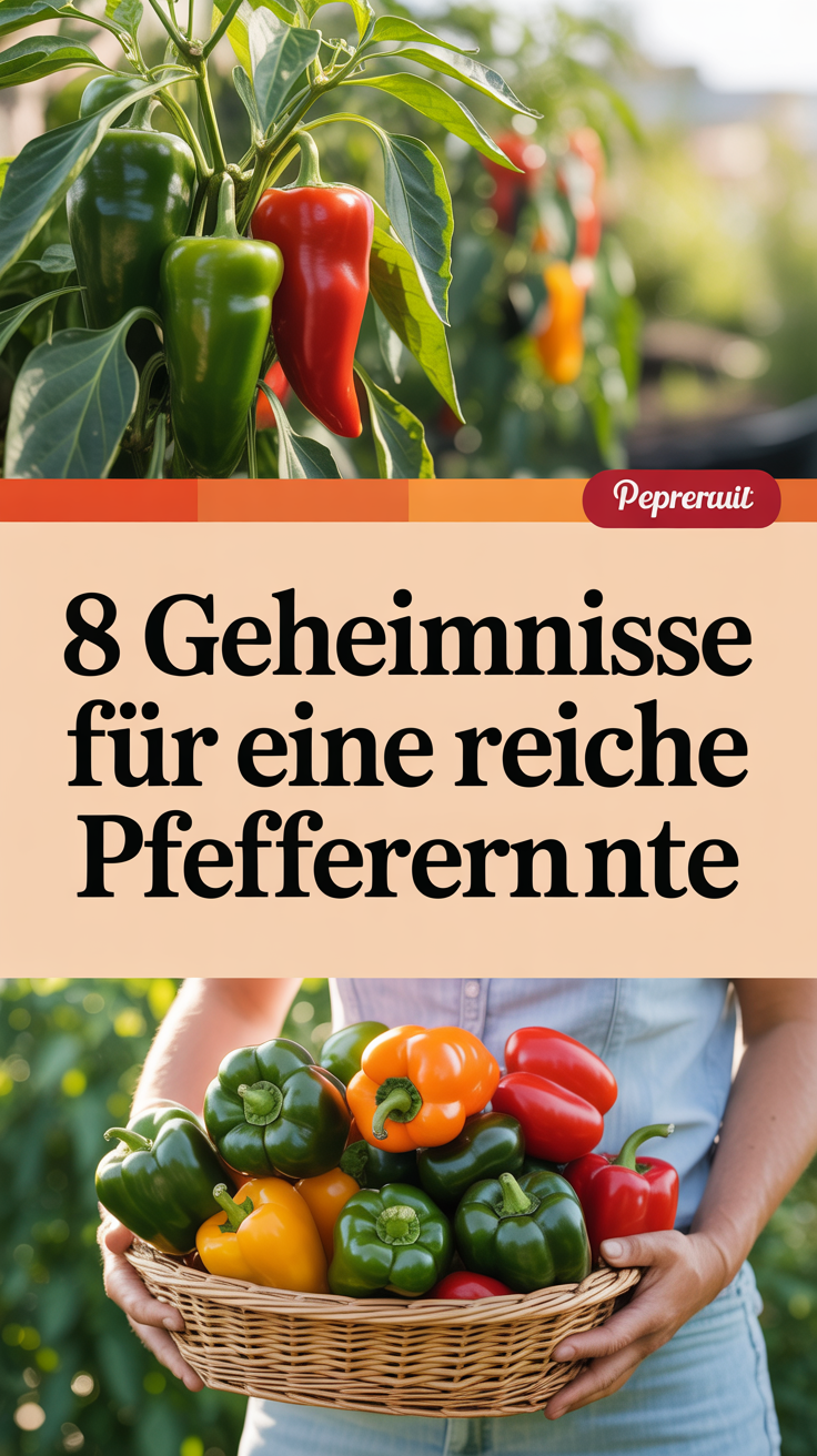 8 Geheimnisse für eine reiche Pfefferernte