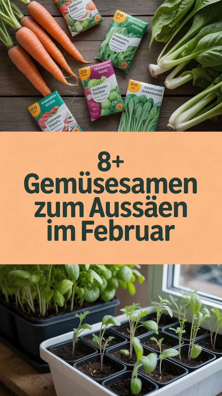 8+ Gemüsesamen zum Aussäen im Februar