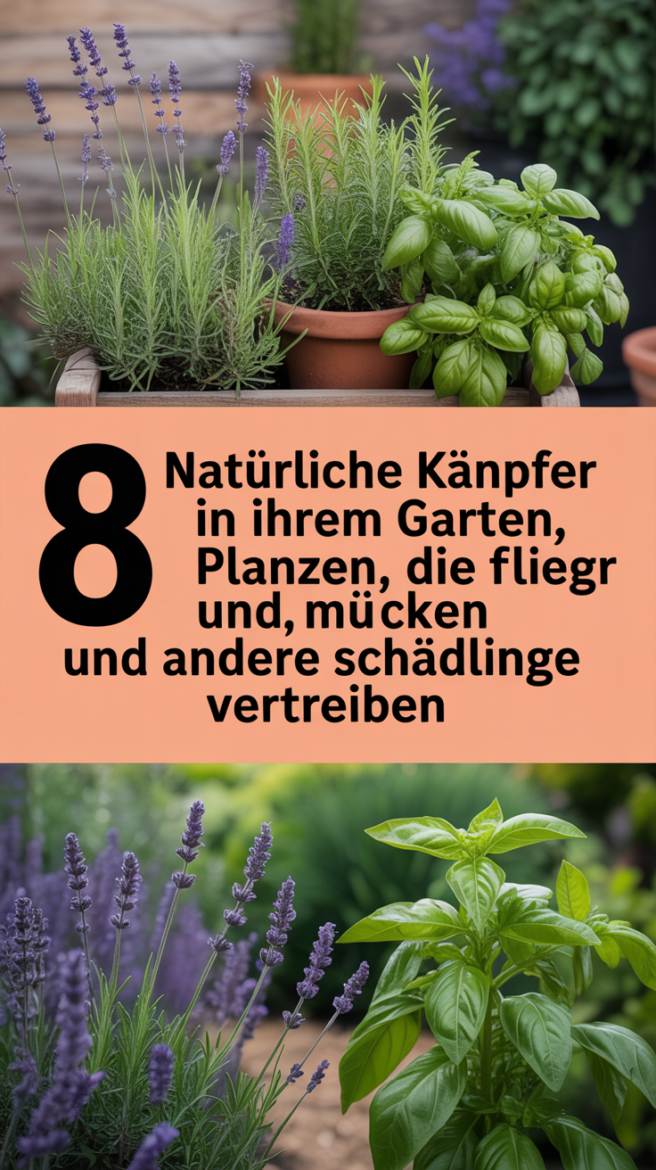 8 Natürliche Kämpfer in Ihrem Garten: Pflanzen, die Fliegen, Mücken und andere Schädlinge vertreiben