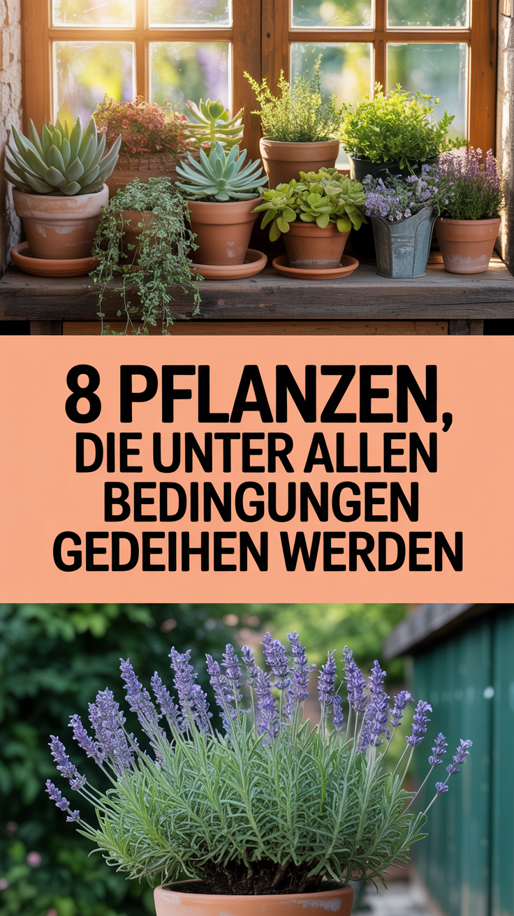 8 Pflanzen, die unter allen Bedingungen gedeihen werden