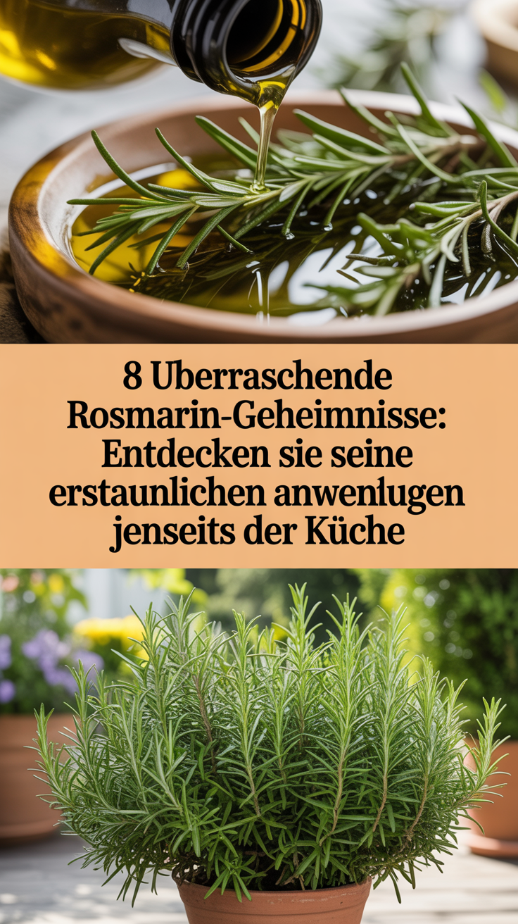 8 überraschende Rosmarin-Geheimnisse: Entdecken Sie seine erstaunlichen Anwendungen jenseits der Küche