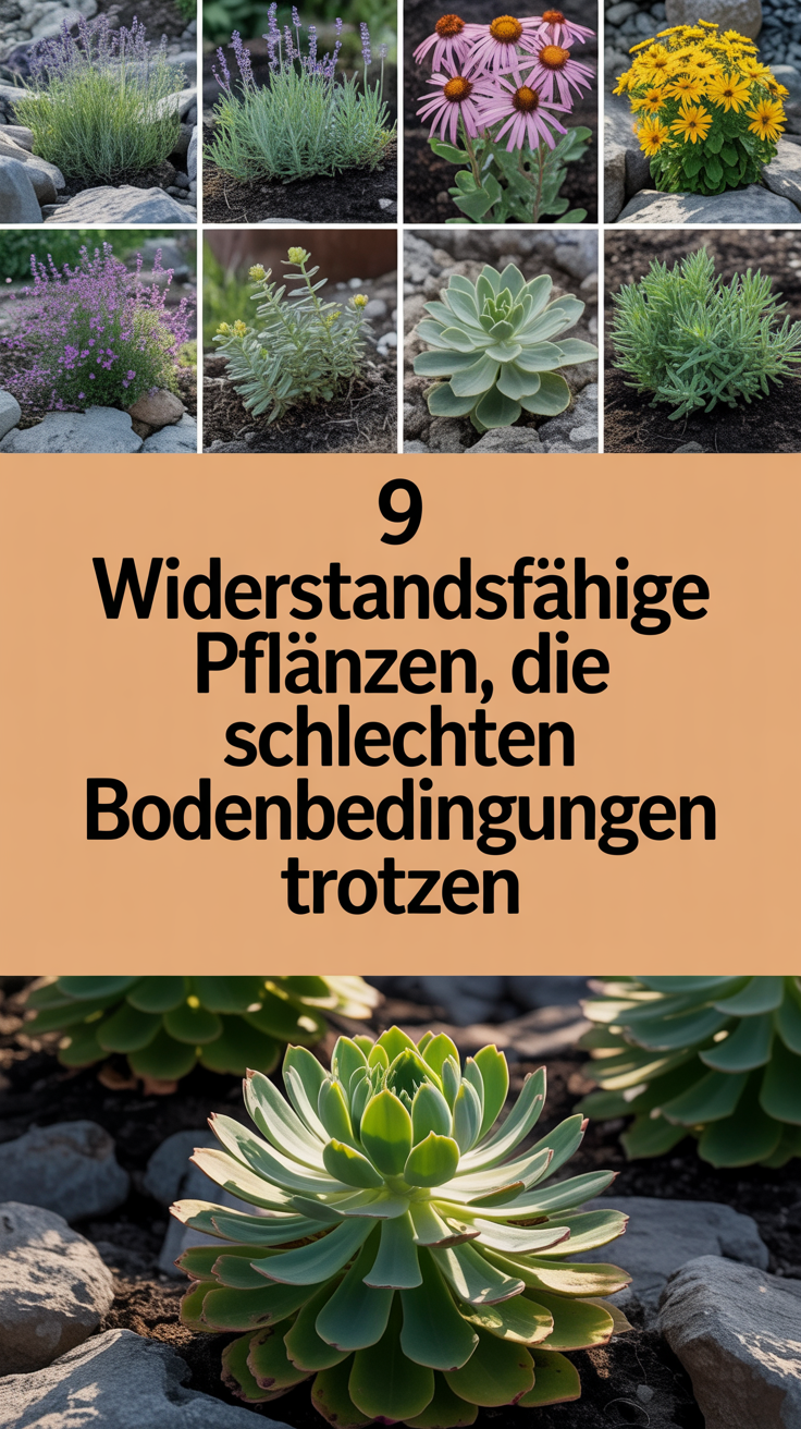 9 Widerstandsfähige Pflanzen, die schlechten Bodenbedingungen trotzen